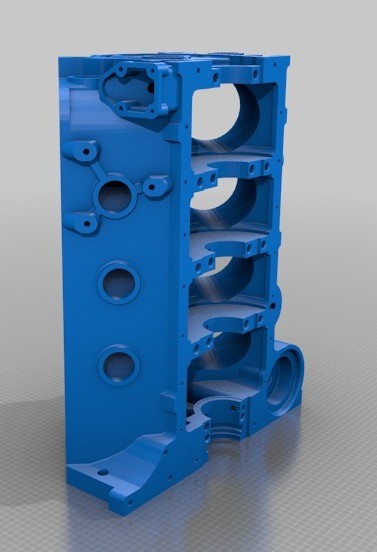 V8 Engine Block on Cults3D